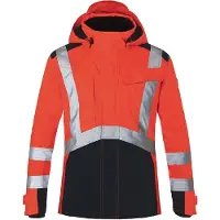 Kuebler REFLECTIQ Hardshelljacke PSA 2 - Normkonforme Schutzjacke für Industrie & Handwerk