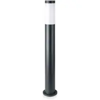 V-TAC Poller-Außenleuchte VT-838, IP44, E27, Edelstahl grau, 800mm, VT-8961, grau