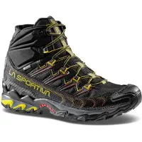 La Sportiva Ultra Raptor II Mid GTX, Mountain Hiking Schuhe Mid Cut, Herren - , Größe:47.5, Farbe:K00Y00-Black/Yellow