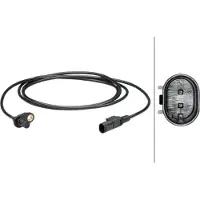 Hella ABS Sensor Raddrehzahl Hinten passend für MERCEDES-BENZ SPRINTER 3,5-t Kasten (906) 6PU 012 679-421