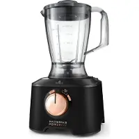 Karaca Mastermaid Power Max 11 in 1 Küchenroboter Schwarz Matt Zerkleinerer Standmixer 2500 W
