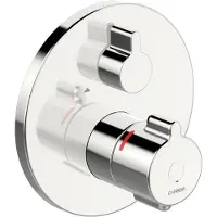 Hansa Fertigmontageset HANSACLINICA UP-Thermostat, Rosette rund, chrom