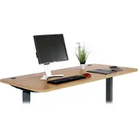 Mendler Tischplatte MCW-D40 für Schreibtische, Schreibtischplatte, 160x80cm MVG- braun Struktur