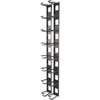 APC Vertikale Kabelmanager, 8 Kabelringe, 0 HE