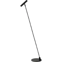 Licht-Erlebnisse Stehlampe Touch Metall 127 cm hoch Schwarz G9 warmweiß 2700 K 260 lm Modern Stehleuchte