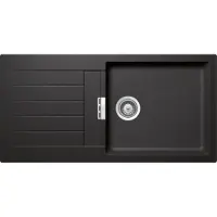 Schock Einbauspüle Signus D-100L A Stone Auflage inkl. Holzschneidbrett