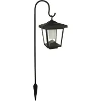 Eglo SOLAR, Außensockel-/Pfostenbeleuchtung, Schwarz, Garten, Transparent, 1 Glühbirne(n), LED