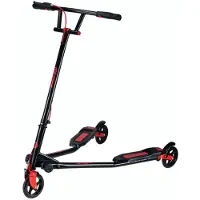 Tpfsports Stuntscooter Wiggler schwarz - Stunt Roller - Schwingroller - Faltroller - Stunt-Roller ab 5 Jahren