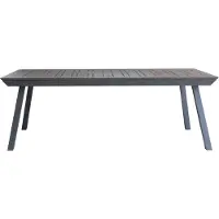 Gardissimo ausziehbarer Aluminium-Gartentisch / Ausziehtisch "Eterno" anthrazit 172 / 243 x 100 cm (L x B)