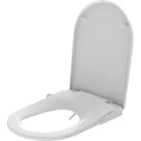 Siko SAT WC-Sitz mit Bidet-Funktion Absenkautomatik Dusch-WC-Aufsatz ohne Stromverbrauch, weiß
