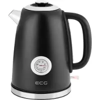 Ecg RK 1700 Magnifica Nero | Wasserkocher | Volumen 1,7 Liter | Filter für Wassersteinreste | 2200 W | schwarz |