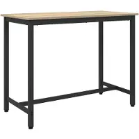 vidaXL Tisch Sonoma-Eiche 100 x 50 x 76,5 cm Ingenieure Holz und Stahl