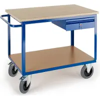ROLLCART Profi-Werkbankwagen mit Schublade, 1250x700x950mm