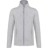 Kariban Damen Fleece Jacke Micro Fleecejacke Windjacke Winterjacke, Größe:2XL, Farbe:Ash Heather