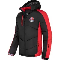 Nebulus Skijacke HILL Herren, Outdoorjacken , Funktionsjacke , P4962 - Herren, schwarz-rot, M