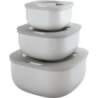 Haier HAGSM4080, Set, Quadratisch, Grau, 3 Stück(e)