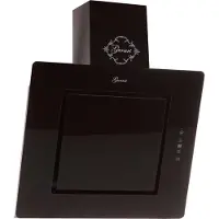 Gurari Kopffreihaube GCH S 155 BL 60 Prime Luxus Dunstabzugshaube 60 cm, Schwarz Glas