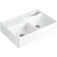 Villeroy & Boch VB Spülstein Doppelbecken 632300 895x630mm Steam CeramicPlus