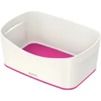 Leitz 5257-10-23 Ablageschale MyBox A5 weiß/pinkLeitz Aufbewahrungsschale MyBox, für DINA5. Zur Aufbewahrung von häufig genutze