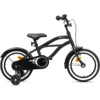 Nogan Rumble Kinderfahrrad – 14 Zoll – Schwarz - komplett mit Stutzräder