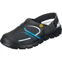 ABEBA ESD-Berufsschuhe Dynamic OB Clog schwarz/blau HACCP CE ESD SRC