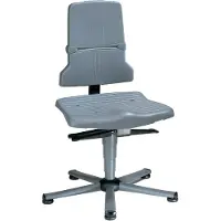 BIMOS Arbeitsdrehstuhl Sintec B mit Gleitern und Sitzneigung Sitz-Höhe 430-580mm - S9810 -1000