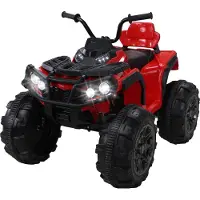 Actionbikes Motors Kinderquad Bumper | Mini Offroad Quad - Pocket Quad - Kinder Elektro Auto - Pitbike - 12V 7Ah - 2x35 Watt - Fernbedienung (Rot)