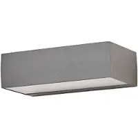 LUCANDE LED-Außenwandlampe Lissi, 21 cm, anthrazit, IP54