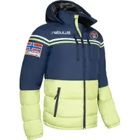 Nebulus Skijacke BLOCKY Herren, Outdoorjacken , Funktionsjacke , P5021 - Herren, navy-lime, M