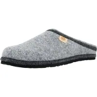 Rohde Herren Pantoffel Filz Hausschuh Wechselfußbett Weite G H.Meran 6910, Größe:41 EU, Farbe:Grau