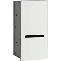 Emco WC-Papier-Modul 2.0 ASIS Unterputz, 346 x 170 mm, Türanschlag rechts optiwhite