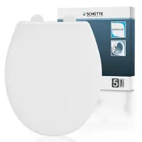 Schutte Duroplast WC-Sitz WHITE, PREMIUM, mit Absenkautomatik