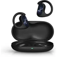 1More Open Ear Kopfhörer, 5.3 Bluetooth Kabellose Headphones mit 4 mikrofon, Earbuds mit Ohrbügeln, 30 Std. Spielzeit, ENC Anruf Noise Cancelling, IPX5