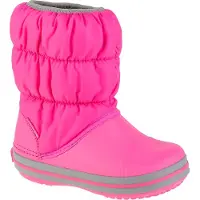 Crocs Winter Puff Boot Kids 14613-6TR, Schneestiefel, für Mädchen, Rosa, Größe: 24/25