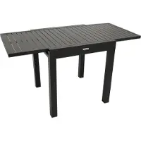 Degamo Balkontisch Gartentisch ALCUDIA 70/140x70cm, ausziehbar, Alu anthrazit