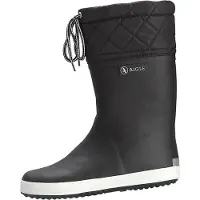 Aigle Giboulee Stiefel schwarz/weiß Gr. 25