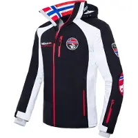 Nebulus Skijacke MAESTRO SKI Herren, warme Jacke , praktische Skijacke und Winterjacke , Q1070 / Herren, schwarz, 3XL