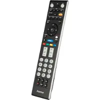 Hama 00221062, TV, IR Wireless, Drucktasten, Schwarz