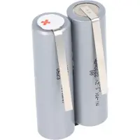 AccuCell Akku passend für Haarschneider 2,4 Volt NiMH Mignon AA typ. 2000mAh, 49x15x28mm