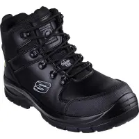 SKECHERS Work Trophus - Kilram Stiefel Herren Verbundwerkstoffkappe 200187EC BLK, Schuhgröße:41 EU