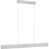 JUST LIGHT LED Pendellampe LOLAsmart-NILA Steuerbar über APP, Fernbedienung RGB+tunable white aluminium Wohnbereich, z.B. Wohnzimmer, Schlafzimmer, Esszimmer