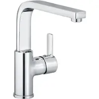 Kludi ZENTA Waschtisch-Einhandmischer, Auslaufhöhe 220mm, schwenkbar, ohne Ablaufgarnitur, chrom, 420260575