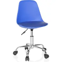 Hjh OFFICE FANCY II - Kinderdrehstuhl Blau