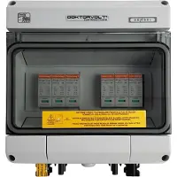 Doktorvolt Solar Anschlusskasten PV DC 1000V T1 T2 40kA 2-Strings 4mm Connector 4579