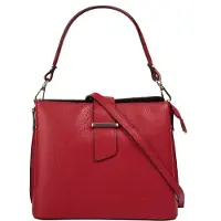 Cluty Henkeltasche echt Leder, Made in Italy