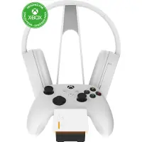 Snakebyte COMBO CHARGE X weiß - Xbox One & Series X|S Controller- und Headset-Ladestation, schnelles Laden, LED Ladestatus, 1100-mAh-Akku, USB-C & Micro-USB Kabel