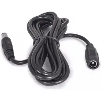 Ezviz , Kamerakabel 5.5/2.1mm Verlängerung 10m für Überwachung, Schwarz