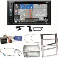 Pioneer AVIC-Z730DAB Navigation Einbauset für Opel Vectra C Meriva Vivaro Combo