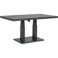 Bizzotto Tisch Truman 140 x 85 x 49-72 cm Aluminium