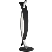 LUCANDE Marija Tischleuchte Black/Gold - , Marija, dimmbar, Schwarz, für Wohnzimmer, Metall, Modern